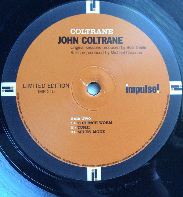 The John Coltrane Quartet - Coltrane (Vinyl, LP, Album, Limited Edi...