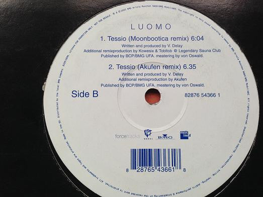 Luomo - Tessio (Vinyl, 12", 33 ⅓ RPM, Promo) Good Plus (G+) / Generic