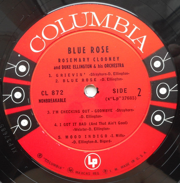 Rosemary Clooney - Blue Rose (Vinyl, LP, Album) Very Good Plus (VG+) / Very Good (VG)