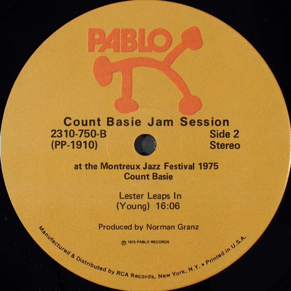 Count Basie - Jam Session At The Montreux Jazz Festival 1975 (Vinyl, LP, Album) Very Good (VG) / Good Plus (G+)