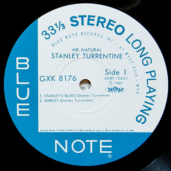 Stanley Turrentine - Mr. Natural (Vinyl, LP, Album, Stereo) Very Good Plus (VG+) / Good Plus (G+)