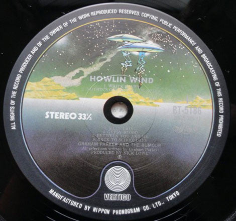 Graham Parker - Howlin Wind (Vinyl, LP, Album, Reissue, Stereo)