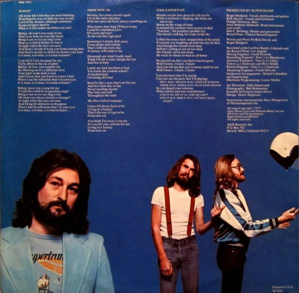 Supertramp - Even In The Quietest Moments... (Vinyl, LP, Album, Repress) Very Good (VG) / Very Good Plus (VG+)