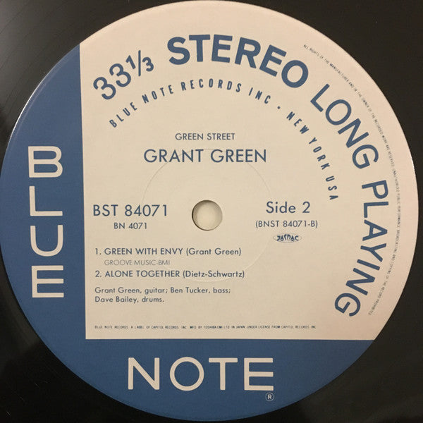 Grant Green - Green Street (Vinyl, LP, Album, Stereo, Reissue, Limi...