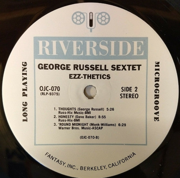 The George Russell Sextet - Ezz-thetics (Vinyl, LP, Album, Reissue) Near Mint (NM or M-) / Very Good (VG)