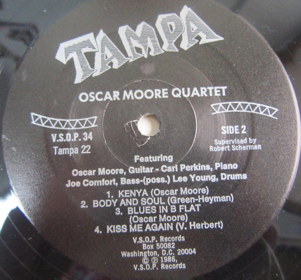 The Oscar Moore Quartet - Oscar Moore (Vinyl, LP, Album, Reissue) Very Good (VG) / Very Good (VG)