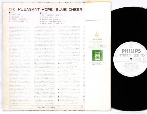 Blue Cheer - Oh! Pleasant Hope (Vinyl, LP, Album, Promo) Very Good Plus (VG+) / Very Good Plus (VG+)