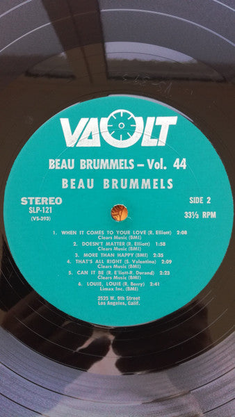 The Beau Brummels - Vol. 44 (Vinyl, LP, Compilation, Stereo) Very Good (VG) / Good (G)