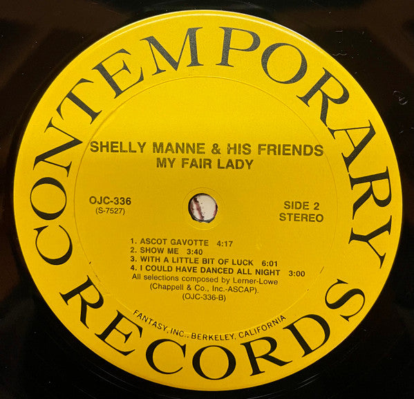 Shelly Manne & His Friends - Modern Jazz Performances Of Songs From My Fair Lady (Vinyl, LP, Album, Stereo, Reissue) Very Good Plus (VG+) / Very Good Plus (VG+)