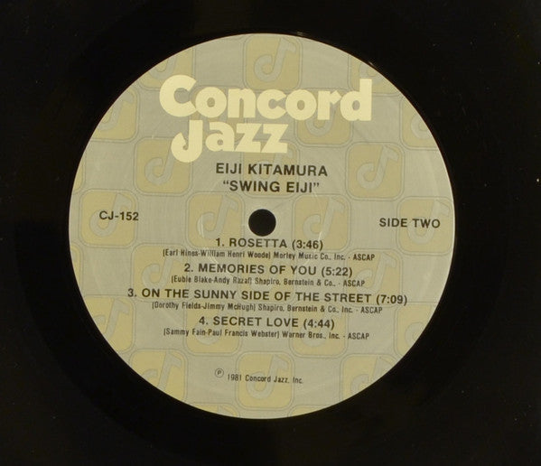 Eiji Kitamura - Swing Eiji (Vinyl, LP, Album) Good Plus (G+) / Very Good Plus (VG+)