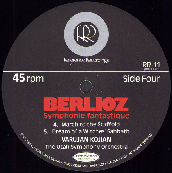 Hector Berlioz - Symphonie Fantastique (2xVinyl, LP, 45 RPM, Stereo) Near Mint (NM or M-) / Good Plus (G+)
