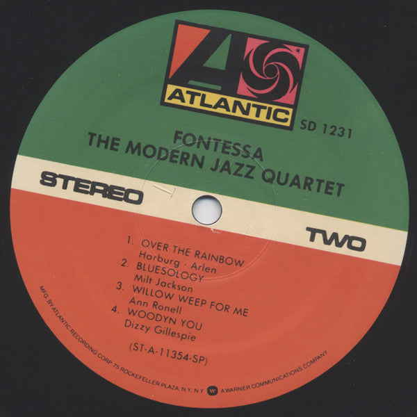 The Modern Jazz Quartet - Fontessa (Vinyl, LP, Album, Reissue, Repress, Stereo) Very Good Plus (VG+) / Very Good (VG)
