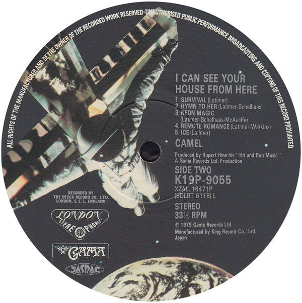 Camel - I Can See Your House From Here (Vinyl, LP, Album, Reissue) Very Good Plus (VG+) / Very Good (VG)