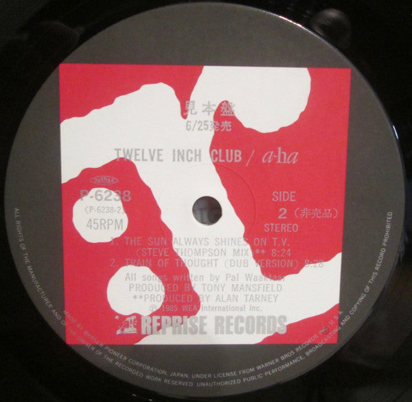a-ha - Twelve Inch Club (Vinyl, 12", 45 RPM, Mini-Album, Compilation, Promo) Very Good Plus (VG+) / Very Good (VG)