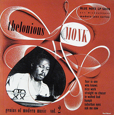 Thelonious Monk - Genius Of Modern Music Vol. 2 (Vinyl, LP, 10", Compilation, Limited Edition, Reissue, Mono) Near Mint (NM or M-) / Near Mint (NM or M-)