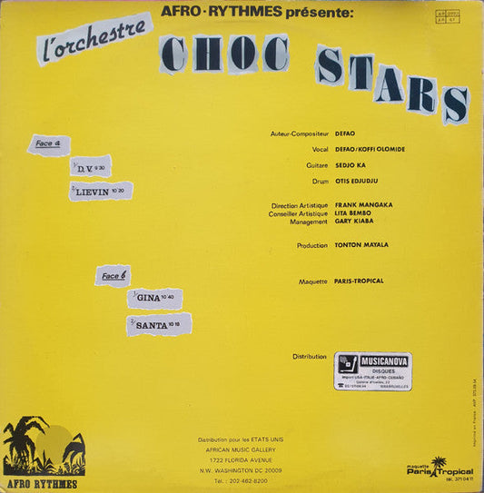 Choc Stars - Santa (Vinyl, LP) Very Good Plus (VG+) / Very Good Plus (VG+)