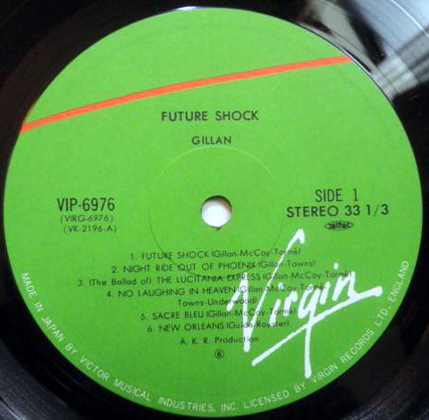 Gillan - Future Shock (Vinyl, LP, Album)