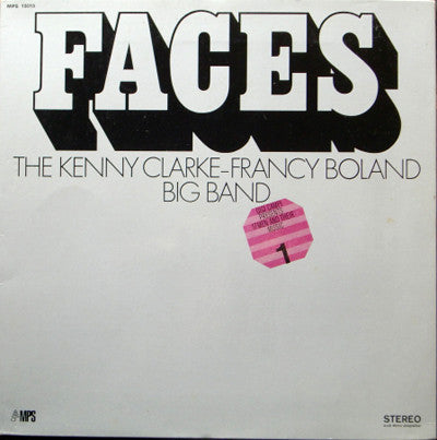 Clarke-Boland Big Band - Faces 17 Men & Their Music (Vinyl, LP, Album) Very Good (VG) / Very Good (VG)