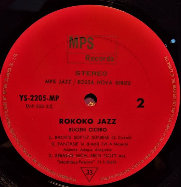 Eugen Cicero - Rokoko-Jazz (Vinyl, LP, Reissue)