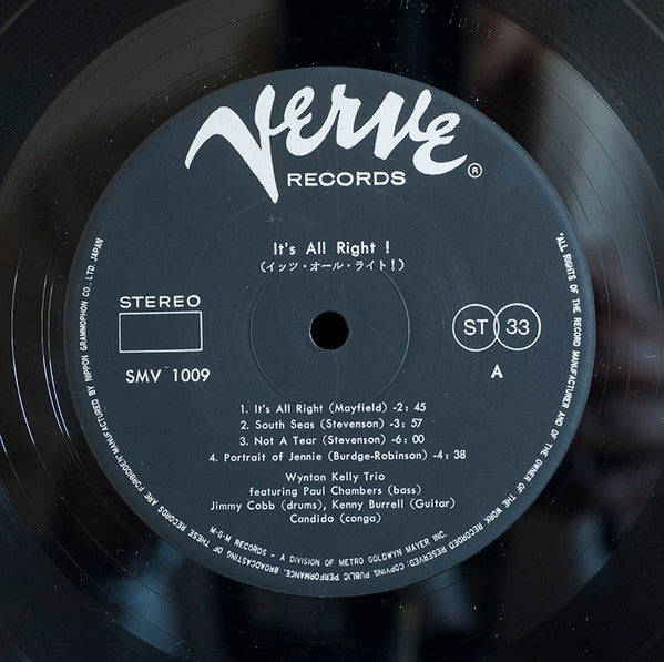 Wynton Kelly Trio - It's All Right! (Vinyl, LP, Album, Reissue, Stereo) Very Good Plus (VG+) / Very Good Plus (VG+)