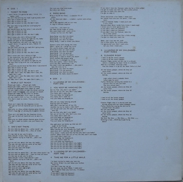 Vanilla Fudge - Vanilla Fudge (Vinyl, LP, Album, Stereo, Reissue) Very Good (VG) / Very Good Plus (VG+)
