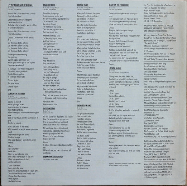 The Joe Perry Project - Let The Music Do The Talking (Vinyl, LP, Al...