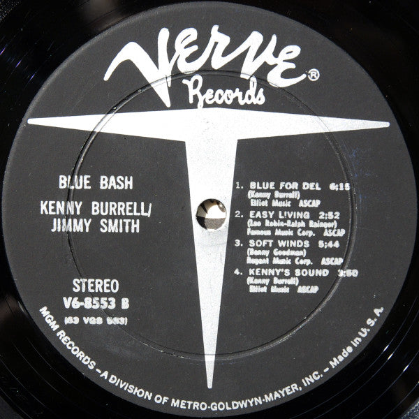 Kenny Burrell - Blue Bash! (Vinyl, LP, Album, Stereo) Good Plus (G+) / Very Good Plus (VG+)