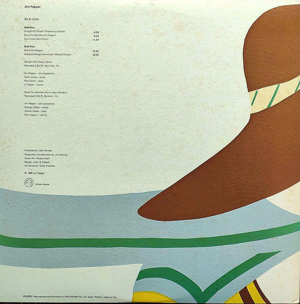 Art Pepper - So In Love (Vinyl, LP, Album)