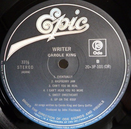 Carole King - Writer: Carole King (Vinyl, LP, Album, Reissue) Very Good Plus (VG+) / Very Good (VG)