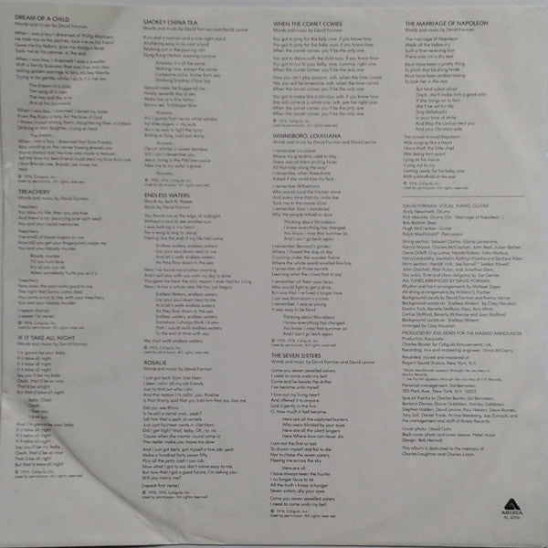 David Forman - David Forman (Vinyl, LP, Album) Good Plus (G+) / Good Plus (G+)