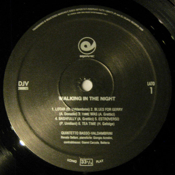 Quintetto Basso-Valdambrini - Walking In The Night (Vinyl, LP, Reissue) Very Good (VG) / Very Good (VG)