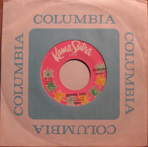 Stories - Brother Louie (Vinyl, 7", 45 RPM, Single) Very Good Plus (VG+) / Very Good Plus (VG+)
