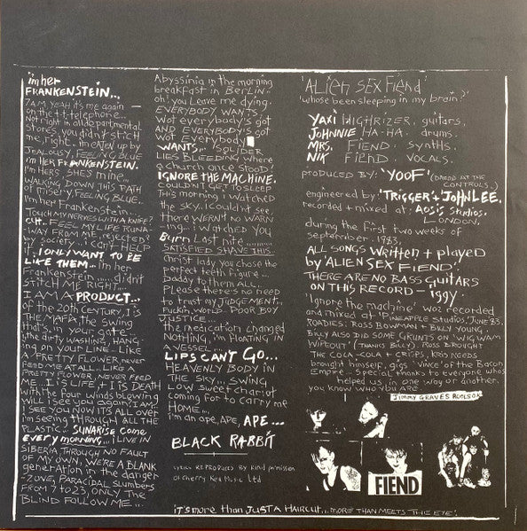 Alien Sex Fiend - Who's Been Sleeping In My Brain (Vinyl, LP, Album) Near Mint (NM or M-) / Very Good Plus (VG+)