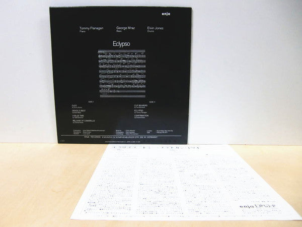 Tommy Flanagan Trio - Eclypso (Vinyl, LP, Album, Reissue, Stereo) Very Good Plus (VG+) / Very Good Plus (VG+)