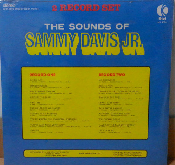 Sammy Davis Jr. - 2 Record Set The Sounds Of Sammy Davis Jr. (2xVinyl, LP, Compilation, Stereo) Mint (M) / Mint (M)