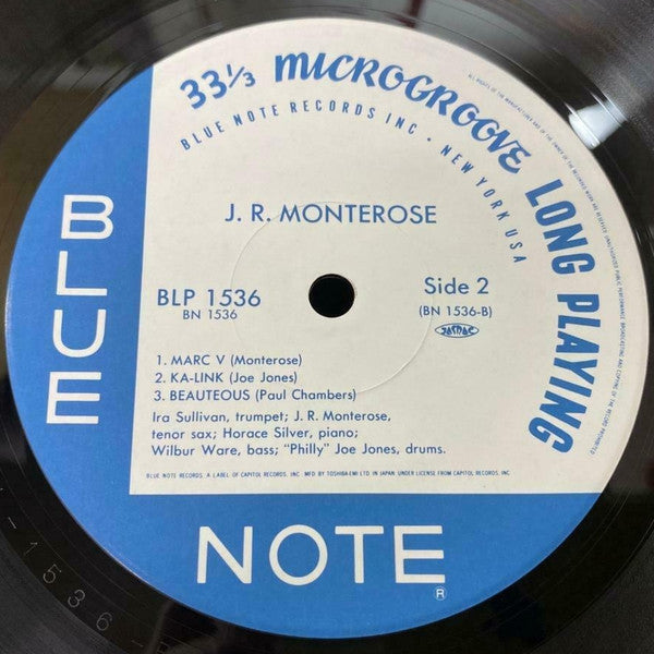 JR Monterose - JR Monterose (Vinyl, LP, Album, Limited Edition, Reissue, Mono) Near Mint (NM or M-) / Very Good Plus (VG+)
