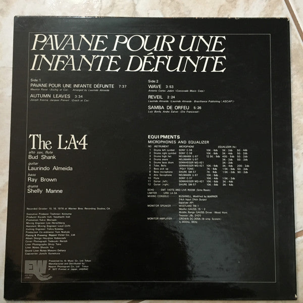 LA4 - Pavane Pour Une Infante Défunte (Vinyl, LP, 45 RPM, Album, Re...