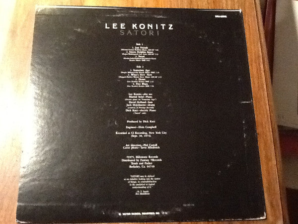 Lee Konitz - Satori (Vinyl, LP, Album) Very Good Plus (VG+) / Very Good Plus (VG+)