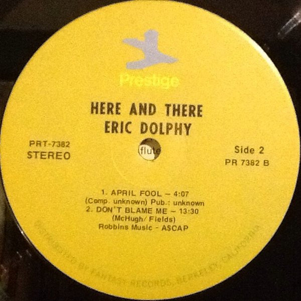 Eric Dolphy - Here And There (Vinyl, LP, Album, Remastered, Reissue)