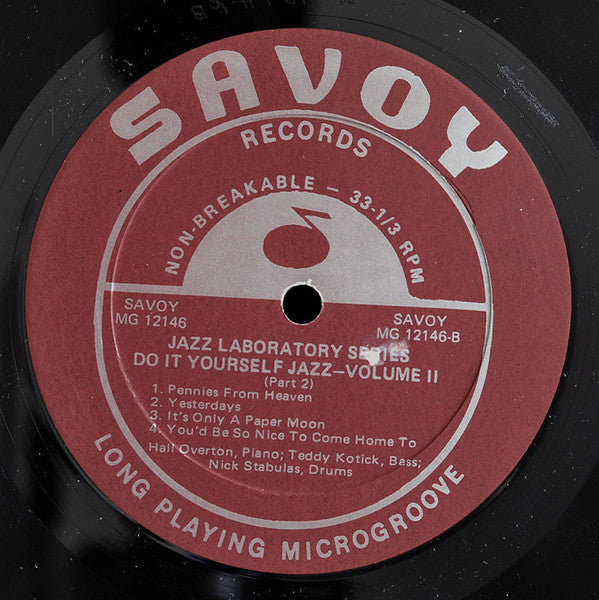 Hall Overton - Jazz Laboratory Series Vol. 2 (Vinyl, LP, Album, Reissue, Mono) Very Good Plus (VG+) / Very Good Plus (VG+)