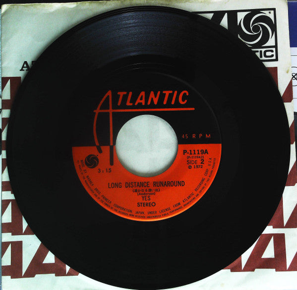 Yes - Roundabout (Vinyl, 7", Single, 45 RPM) Very Good Plus (VG+) / Very Good Plus (VG+)