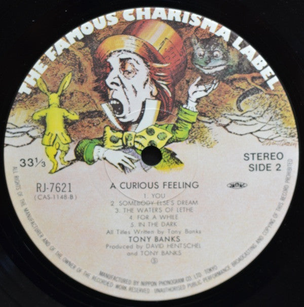 Tony Banks - A Curious Feeling (Vinyl, LP, Album, Stereo)