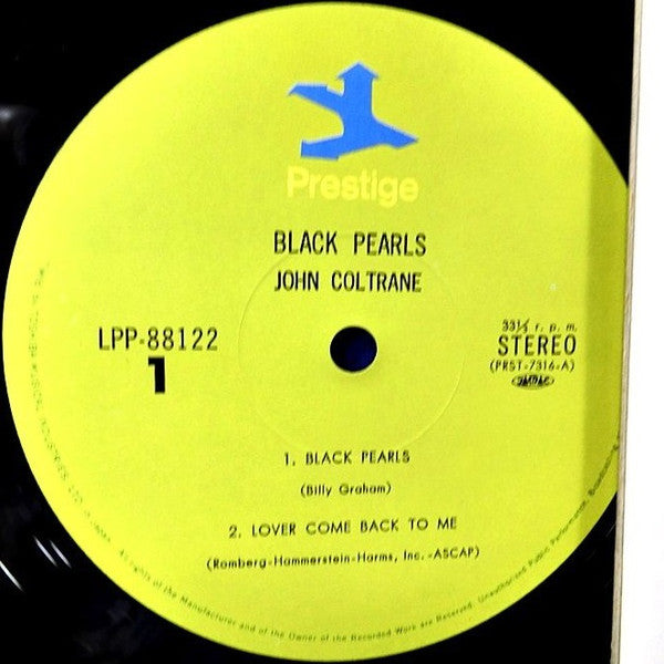 John Coltrane - Black Pearls (Vinyl, LP, Album, Reissue, Stereo) Very Good Plus (VG+) / Good Plus (G+)