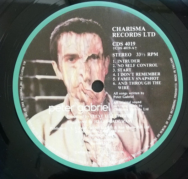 Peter Gabriel - Peter Gabriel (Vinyl, LP, Album, Reissue) Very Good Plus (VG+) / Very Good (VG)