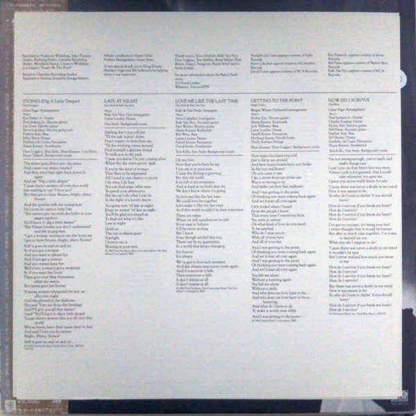 Dan Seals - Stones (Vinyl, LP, Album) Very Good Plus (VG+) / Very Good (VG)