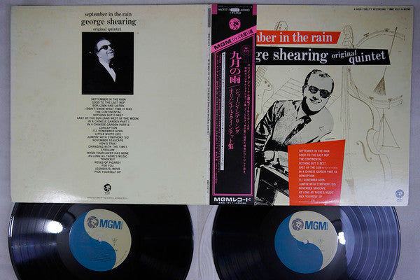 The George Shearing Quintet - September In The Rain (2xVinyl, LP, Album, Compilation, Reissue, Mono) Very Good Plus (VG+) / Very Good (VG)