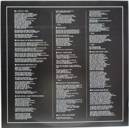 Procol Harum - A Salty Dog (Vinyl, LP, Album, Reissue, Stereo) Very Good (VG) / Very Good (VG)