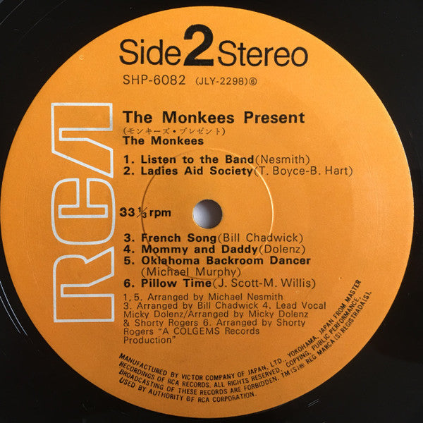 The Monkees - The Monkees Present (Vinyl, LP, Album, Stereo) Very Good Plus (VG+) / Very Good Plus (VG+)