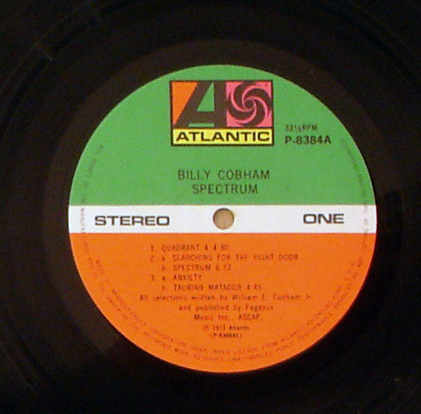 Billy Cobham - Spectrum (Vinyl, LP, Album) Very Good Plus (VG+) / Very Good (VG)