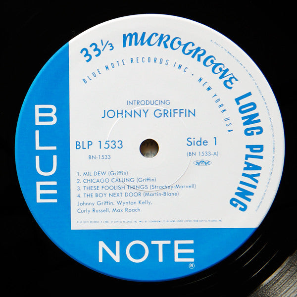 Johnny Griffin - Introducing Johnny Griffin (Vinyl, LP, Album, Mono, Reissue, Limited Edition) Near Mint (NM or M-) / Near Mint (NM or M-)